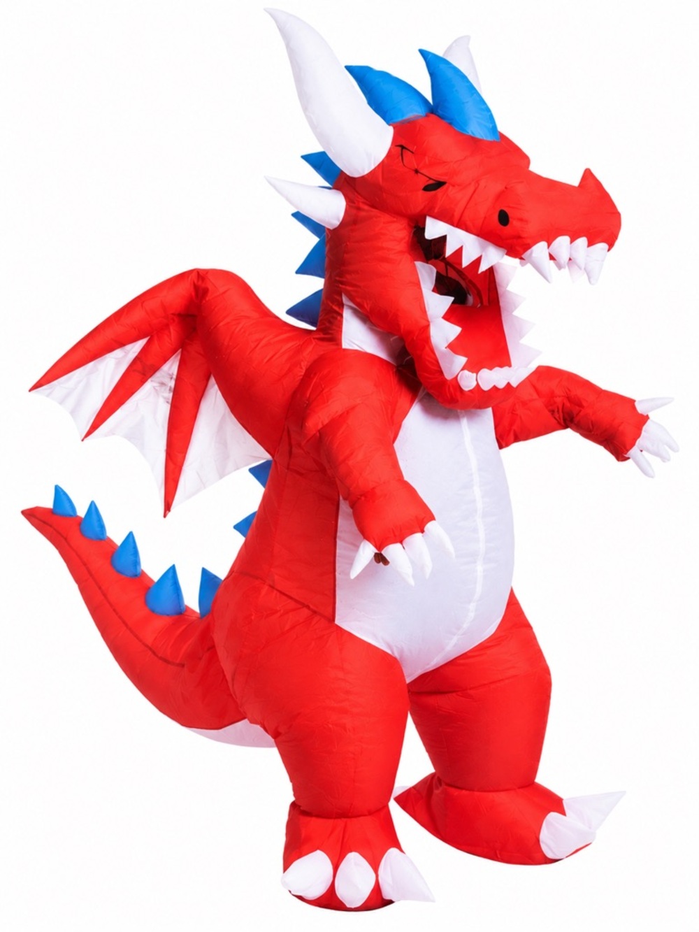 Spooktacular Creations Adult Red Dragon Inflatable Halloween Costume One Size